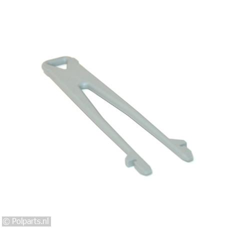 Deurhaak kunststof -grijs- - Bauknecht/Whirlpool - 32729200 - 8713411127519 - 32729200001 - 481240118416 - 3.27.29.20-0