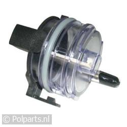 Schakelaar bij watercollector sensor