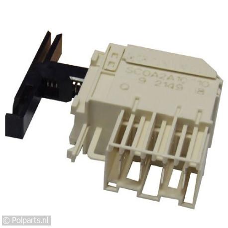 Schakelaar aan/uit 4 contacten - Bauknecht/Whirlpool - 32756060 - 8713411127960 - 32756060001 - 481227618495 - 3.27.56.06-0