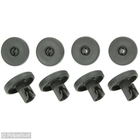 Wiel van onderkorf 8 Stuks - AEG/Electrolux/Zanussi - 50286965004 - 34223092 - 8713411129711 - 34223092001 - 7321429746304 - 3.42.23.09-2