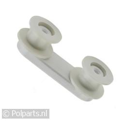 Wiel van korf met houder