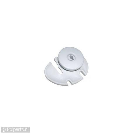 Wiel onderkorf links - AEG/Electrolux/Zanussi - 34223240 - 8713411129803 - 34223240001 - 50269761008 - 3.42.23.24-0