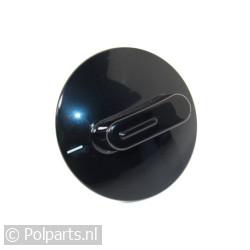 Knop zwart