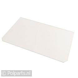Glasplaat 463 x 291mm boven groentelade