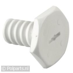 Stelpoot wit 17.7x40mm