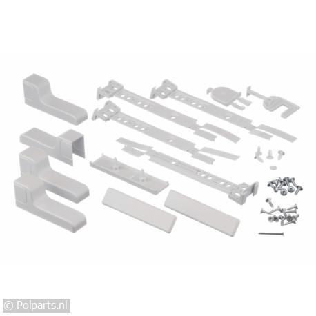 GeleiderSet van deur -compleet- - Bosch/Siemens - 40529010 - 40529010001 - 00491367 - 4.05.29.01-0 - 491367 - 8713411187421