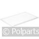 Glasplaat met strip 500 x 323 x 4mm - Bosch/Siemens - 40544060 - 8713411134098 - 40544060001 - 00670907 - 4.05.44.06-0 - 670907