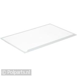 Glasplaat met strip 500 x 323 x 4mm