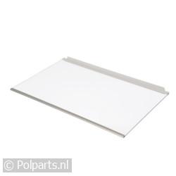 Glasplaat met strip 470x302mm
