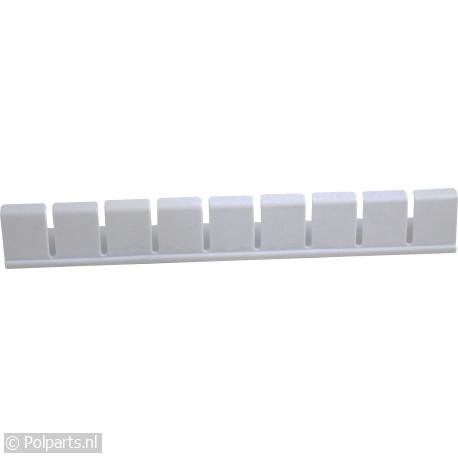 Strip voor flessenrek -wit- - Bosch/Siemens - 40544630 - 40544630001 - 00791396 - 4.05.44.63-0 - 791396 - 8713411187681