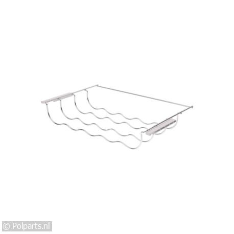 Flessenrek voor 5 flessen -verchroomd- - Bosch/Siemens - 40544640 - 40544640001 - 00747507 - 8713411187698 - 4.05.44.64-0 - 747507