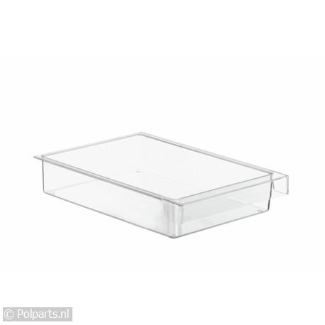 Bakje schaal 300x210x60mm transparant 00447513 - Bosch/Siemens - 40545890 - 8713411135101 - 40545890001 - 00447513 - 4.05.45.89-0 - 447513