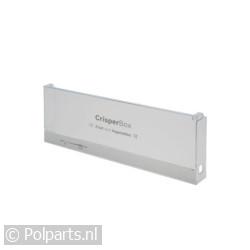 Frontpaneel van groentelade