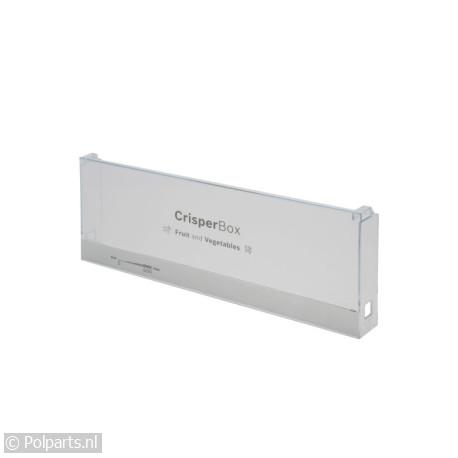 Frontpaneel van groentelade - Bosch/Siemens - 40546120 - 8713411187902 - 40546120001 - 00706617 - 4.05.46.12-0 - 706617