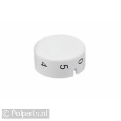 Knop van thermostaat wit