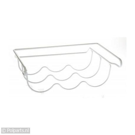 Flessenrek hangend aan schap wit - AEG/Electrolux/Zanussi - 40745200 - 7321429554909 - 40745200001 - 9029792182 - 7321420572094 - 7321422629017 - 4.07.45.20-0 - 9029802106 - 7332543739820