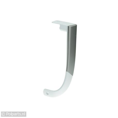 Handgreep gebogen wit/zilver 215mm - Beko - 41529070 - 41529070001 - 4326390100 - 4.15.29.07-0 - 8713411188114