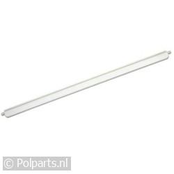 Strip van glasplaat wit achterzijde