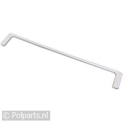 Strip van glasplaat voorzijde wit