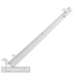 Geleider van glasplaat -links-