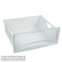 Vrieslade met paneel transparant