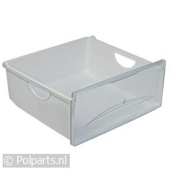 Vrieslade met paneel transparant