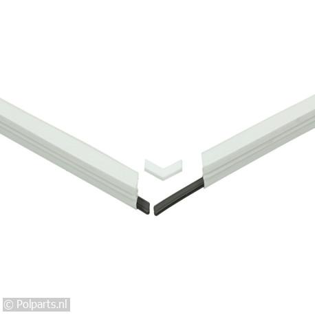 Afdichtingsrubber koelgedeelte -wit- - Universeel - 42702670 - 42702670001 - 00122049 - 4.27.02.67-0 - 8713411205286