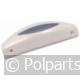 Greep wit halfrond met blauw stukje - Bauknecht/Whirlpool - 42729090 - 8713411138560 - 42729090001 - 481949878405 - 4.27.29.09-0