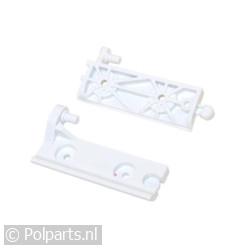 Scharnier van klep onder en boven