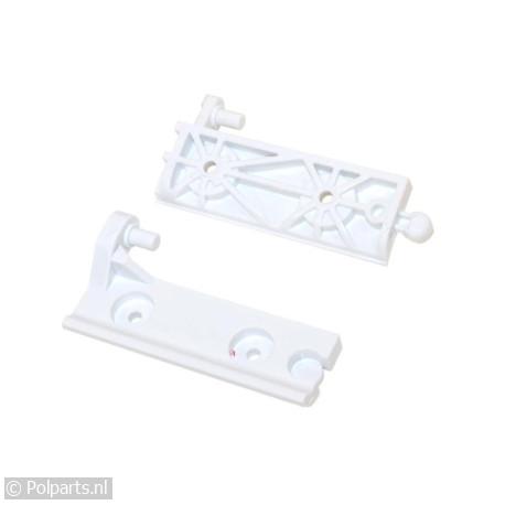 Scharnier van klep onder en boven - Bauknecht/Whirlpool - 42731100 - 8713411138935 - 42731100001 - 481931023712 - 4.27.31.10-0