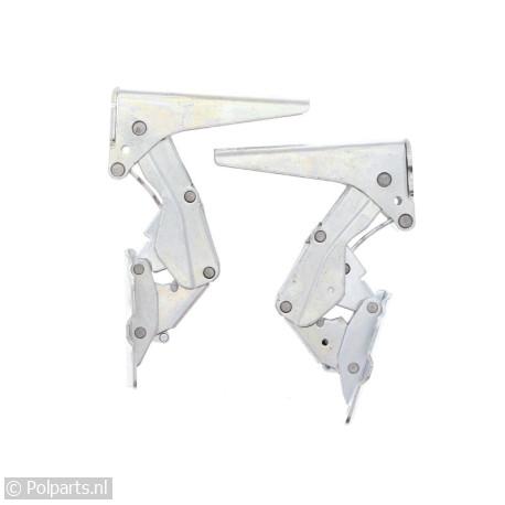 Scharnier Set - Bauknecht/Whirlpool - 481231018672 - C00636783 - 42731122 - 8713411138959 - 42731122001 - 4.27.31.12-2