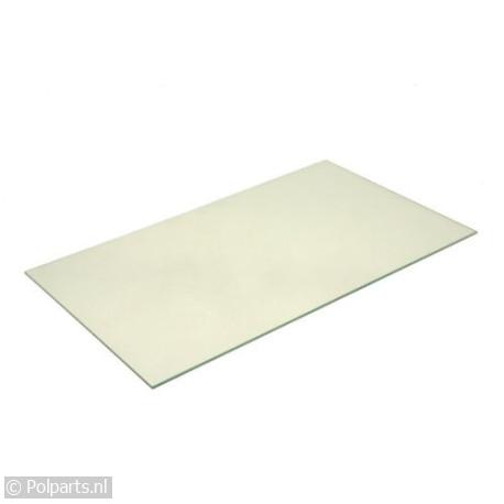 Glasplaat 473 x 280 x 4mm - Bauknecht/Whirlpool - 42744130 - 8713411139499 - 42744130001 - 481245088123 - 4.27.44.13-0