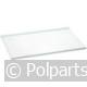 Glasplaat 390x320mm -met strip- - Bauknecht/Whirlpool - 42744370 - 8713411139697 - 42744370001 - 480132101134 - 4.27.44.37-0