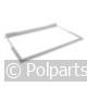 Glasplaat compleet met randen - Bauknecht/Whirlpool - 42744540 - 42744540001 - 481010643010 - 4.27.44.54-0 - 8713411189722