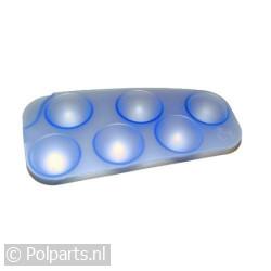 Eierrekje voor 6 eieren paars