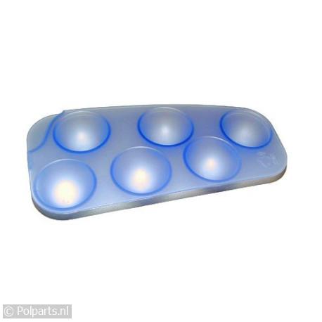 Eierrekje voor 6 eieren paars - Bauknecht/Whirlpool - 42745800 - 8713411140204 - 42745800001 - 481010575475 - 481241828427 - 4.27.45.80-0