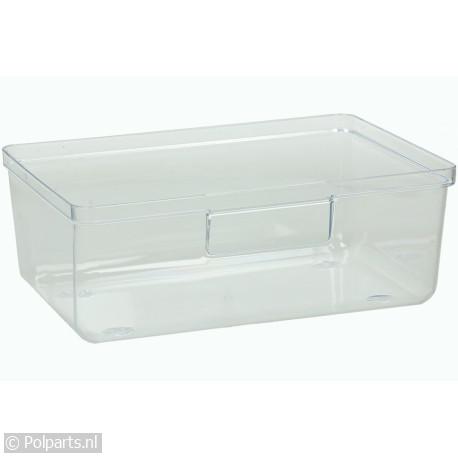 Groentelade rechts -transparant- 190x250x100mm - Bauknecht/Whirlpool - 42746240 - 8713411140549 - 42746240001 - 481010470955 - 4.27.46.24-0