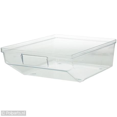 Groentelade links -transparant 330x225x100mm - Bauknecht/Whirlpool - 42746250 - 8713411140556 - 42746250001 - 481010470958 - 4.27.46.25-0