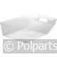 Groentelade links -transparant 330x225x100mm - Bauknecht/Whirlpool - 42746250 - 8713411140556 - 42746250001 - 481010470958 - 4.27.46.25-0