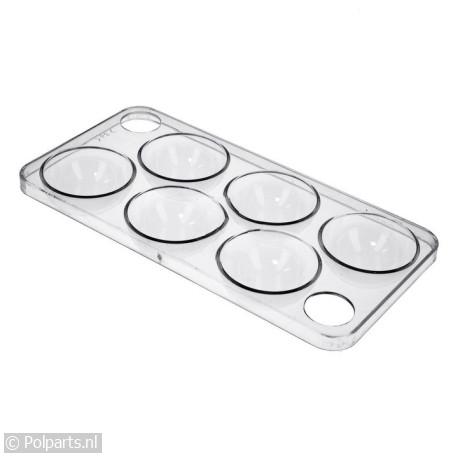 Eierrekje transparant - Bauknecht/Whirlpool - 42746310 - 8713411140617 - 42746310001 - 480131100522 - 4.27.46.31-0 - 481241829742