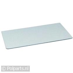 Glasplaat boven groentelade