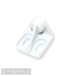 Scharnier klein wit kunststof