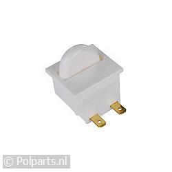 Schakelaar vierkant met zij aansluiting