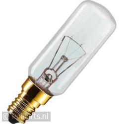 Gloeilamp 230V 40W E14 voor wasemkap