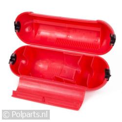 Stekkersafe groot -compleet-ROOD