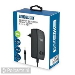 Netadapter Universeel 3500 Mah 5-12V gestabiliseerd
