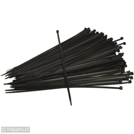 Bundelbandjes 100x2,5 mm zwart - Universeel - 51520150 - 8717729113462 - 51520150001 - 006658 - 8717729117934 - 5.15.20.15-0