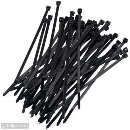 Bundelbandjes 150x3.6 mm zwart - Universeel - 51520160 - 8717729113486 - 51520160001 - 006660 - 8717729117958 - 5.15.20.16-0