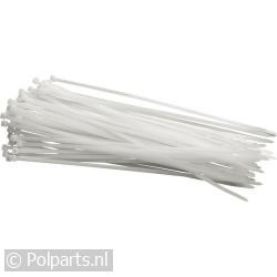 Bundelbandjes 180x4.0 mm transparant/wit