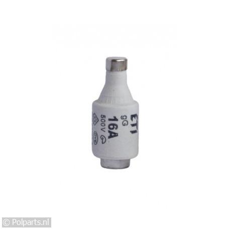 Zekering 16A 500V traag grijs -5 Stuks- - Q-Link - 51523502 - 8711332102653 - 51523502001 - 5420105 - 8711332159503 - 8771332159503 - 5421105 - 5.15.23.50-2 - 8711332260667